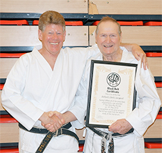 Bob Sergent with Roger Mills